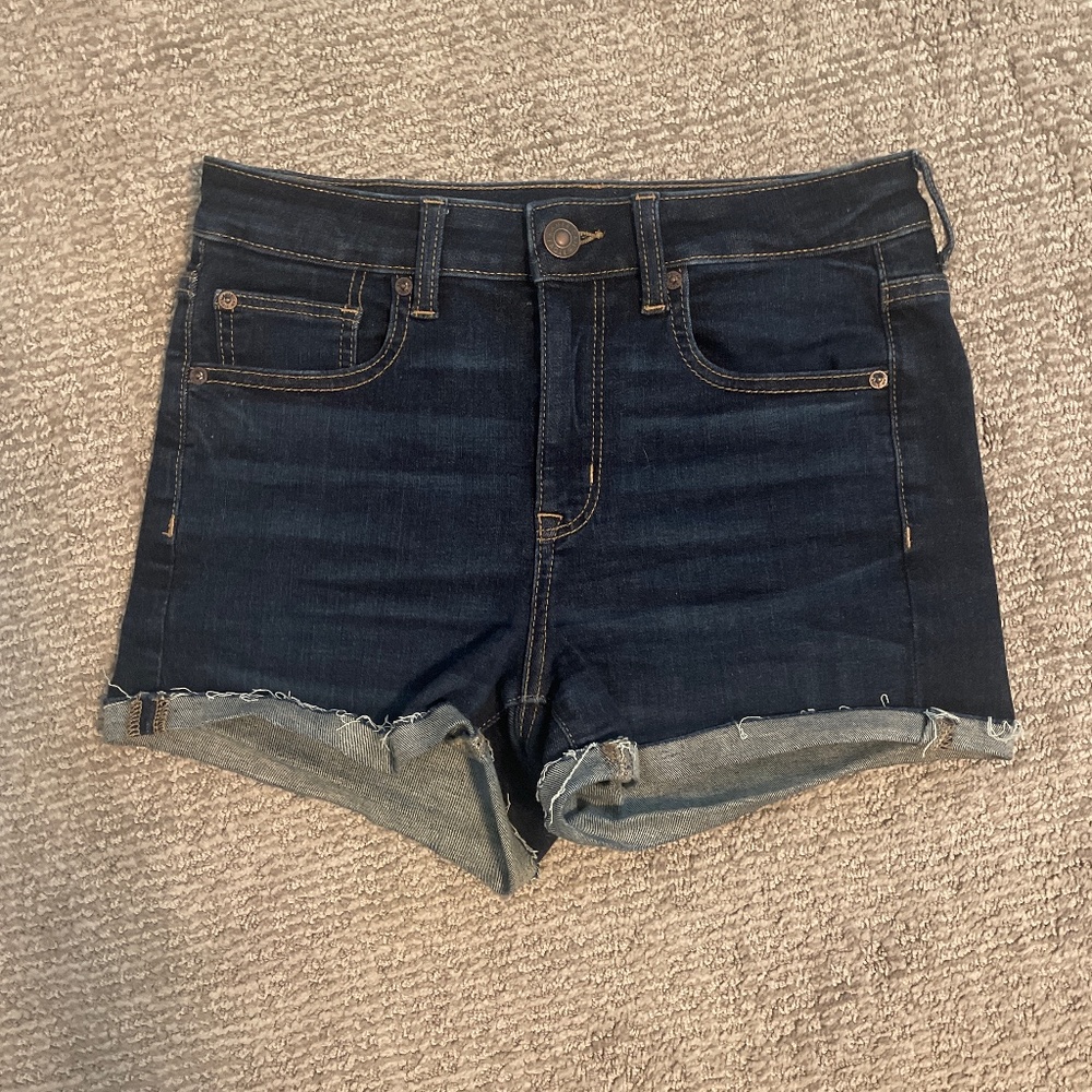 AE Ne(x)t Level High-Waisted Denim Short Short